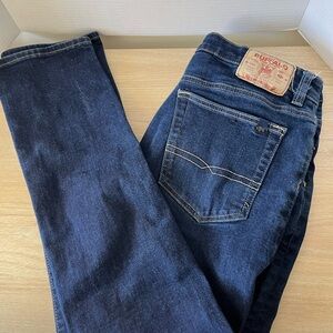 Buffalo David Bitton Slim Ash Blue Jeans